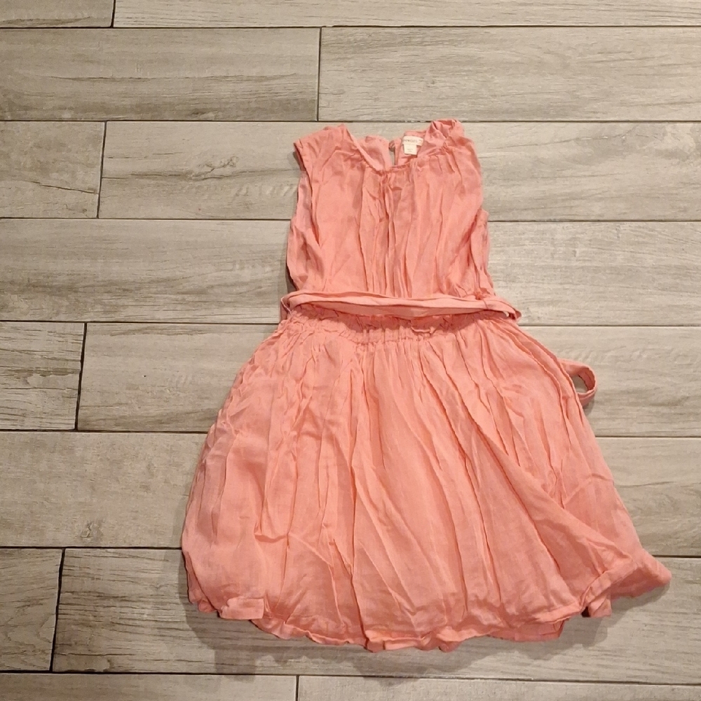 🍁Crewcuts Coral Pink Sleeveless Sundress Casual🐠